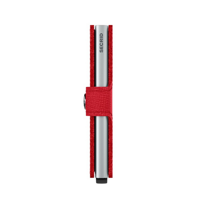 Secrid kompaktowy portfel z RFID Miniwallet Crisple - red