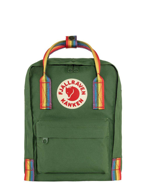 Plecak Fjallraven Kanken Mini Rainbow - spruce green / rainbow pattern