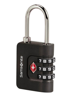 Kłódka do walizki Samsonite Ta Revolution Combilock 3 Dial TSA - black