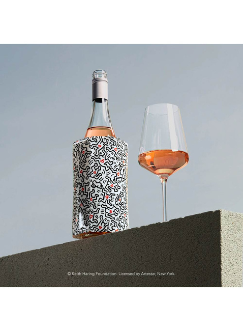 Schładzacz do wina Vacu Vin Wine Cooler Sleeve - Keith Haring
