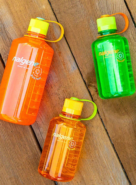 Butelka na wodę Nalgene Narrow Mouth Tritan Sustain 0,5 l - gray