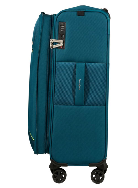 Walizka średnia poszerzana Samsonite Base Breeze - petrol blue