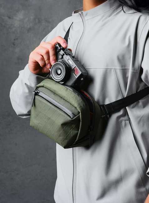 Torba na ramię crossbody Alpaka Go Sling Nano X-Pac® - dark green