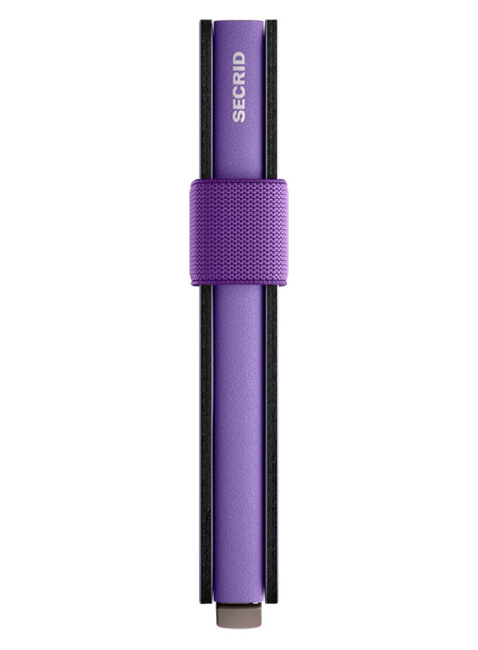 Portfel kieszonkowy RFID Secrid Bandwallet Matte - lilac / violet
