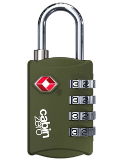 Kłódka szyfrowa do bagażu CabinZero TSA Travel Lock - georgian khaki
