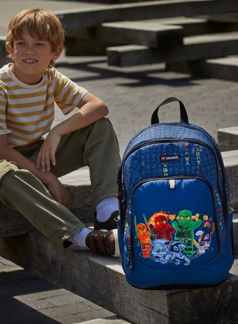 Plecak szkolny LEGO Base School Bag NINJAGO® Family - blue