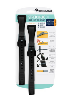 Pasy mocujące Sea To Summit Stretch-Loc TPU Straps (2 Pack) 75x2 cm - black