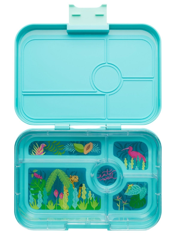 antibes blue / jungle pastel tray