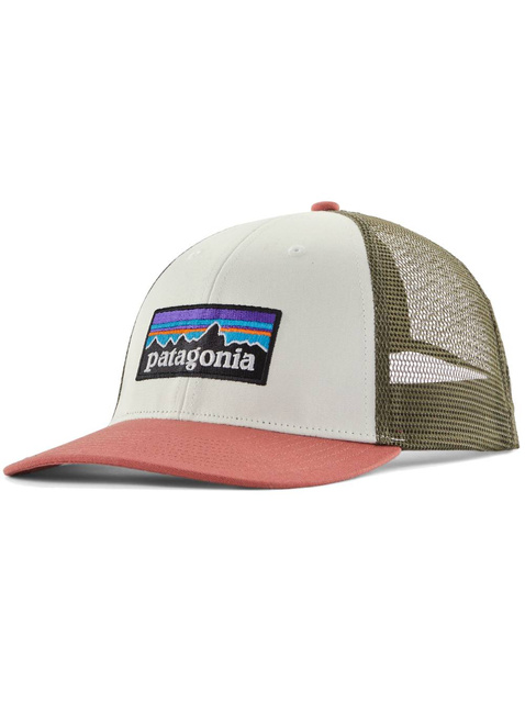 Czapka z daszkiem Patagonia P-6 Logo LoPro Trucker Hat - birch white