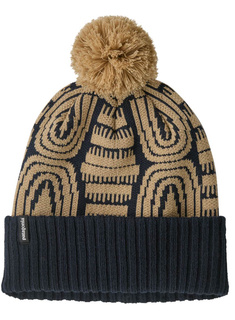 Czapka z pomponem Patagonia Powder Town Beanie - flow / sunken blue