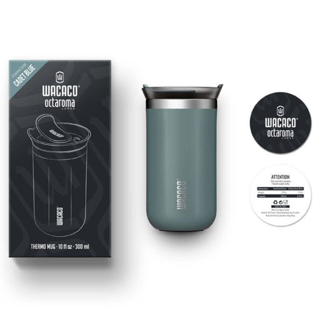 Kubek termiczny Wacaco Octaroma Lungo 300 ml - cadet blue