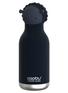 Butelka termiczna dziecięca Asobu Bestie Bottle 0,46 l - black sheep