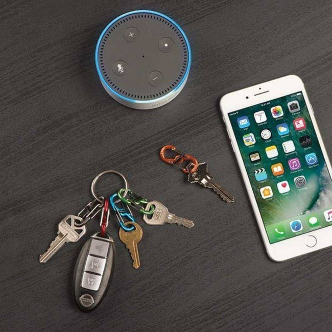 Karabinek S-Biner® MicroLock® Aluminum Nity Ize 2 szt. - blue