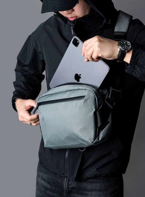 Torba na ramię crossbody Alpaka Go Sling X-Pac® - slate grey