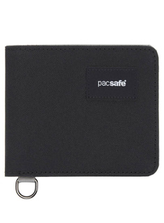 Portfel antykradzieżowy Pacsafe RFIDsafe Bifold Wallet - jet black