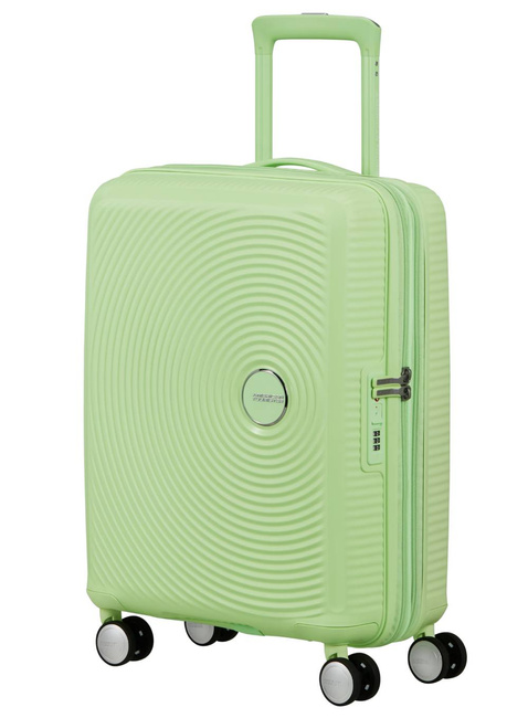 Walizka mała American Tourister Soundbox EXP - kiwi green