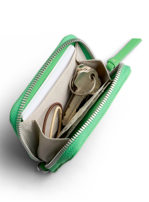 Skórzany portfel kieszonkowy Bellroy Folio Piccolo - neon green