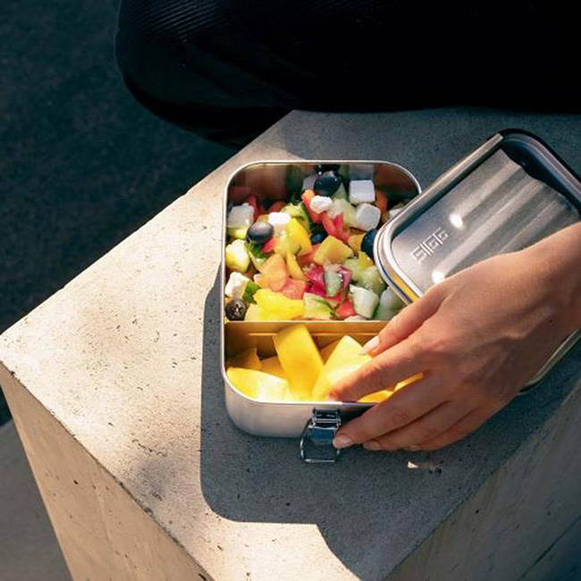 Lunchbox / pojemnik na jedzenie Sigg Gemstone Food Box - selenite