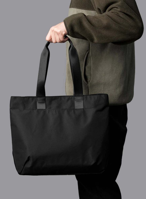 Torba miejska na zakupy Alpaka Elements Tote Medium - black / grey