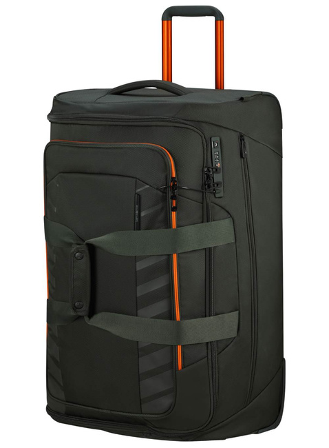 Torba na kółkach duża Samsonite Respark Duffle - forest green / orange