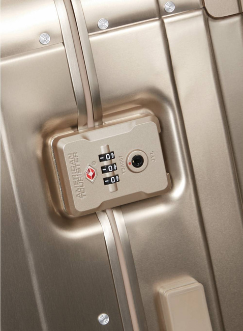 Walizka duża American Tourister Soundbox Alu - bronze