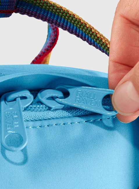 Plecak Fjallraven Kanken Rainbow Mini - pastel lavender / rainbow pattern