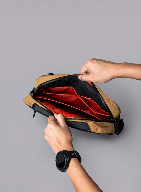 Torba na ramię crossbody Alpaka Go Sling X-Pac® - coyote brown