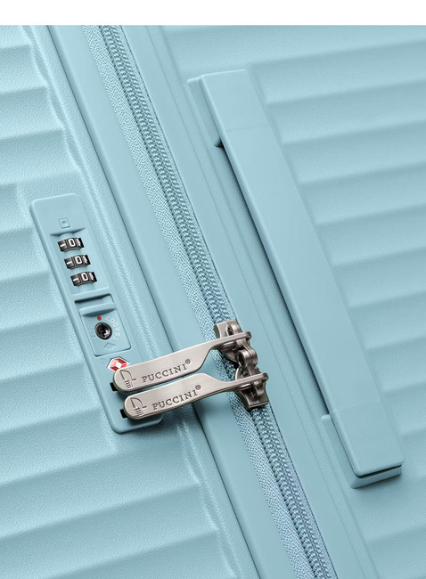 Walizka kabinowa Puccini Monte Carlo - niebieski