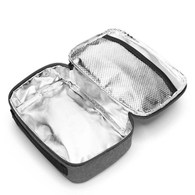 Torebka termiczna na kanapki Reisenthel Thermocase - twist silver