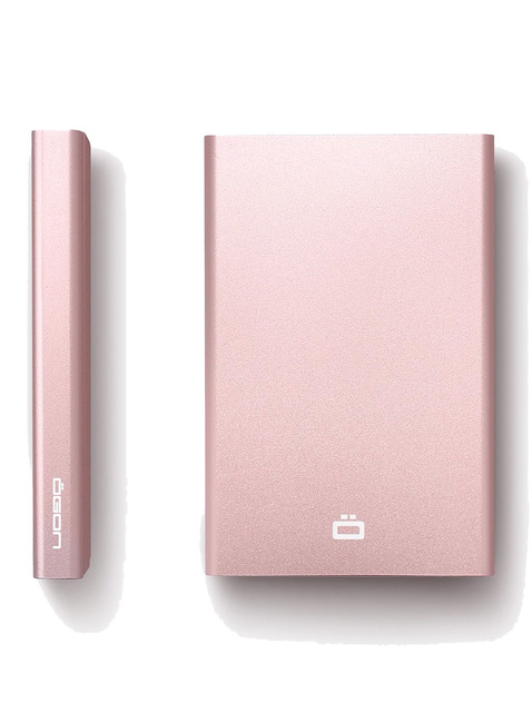Etui aluminiowe na karty Ogon Design Slider - blush pink