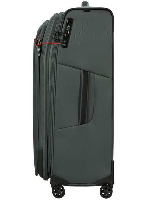 Walizka duża poszerzana Samsonite Respark - black sport