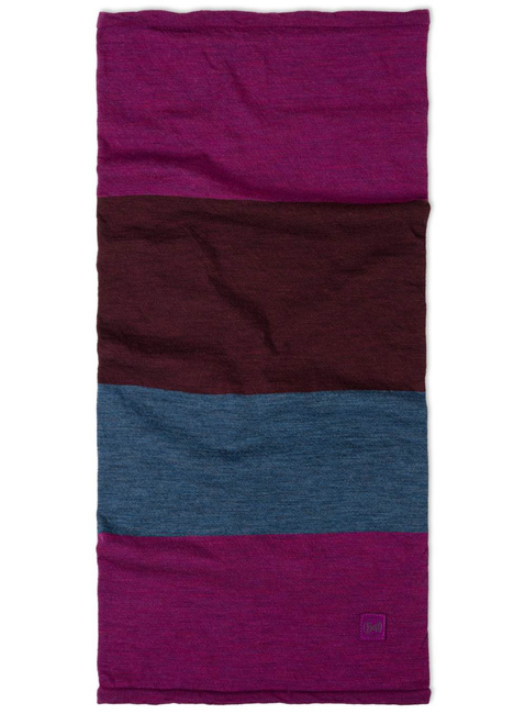 Chusta wielofunkcyjna Buff Merino Move Neckwear - block magenta