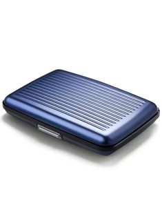 Portfel aluminiowy Ogon Designs Stockholm Smart Case V3 - navy blue