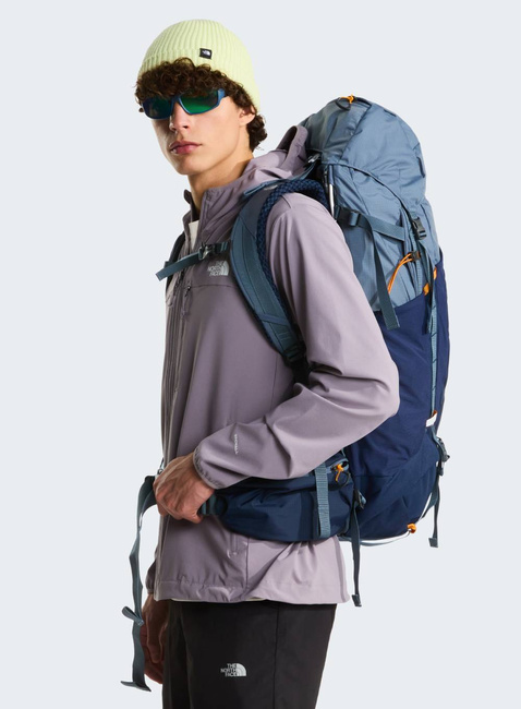 Plecak trekkingowy The North Face Trail Lite 50 - granite grey / summit navy / dust orange
