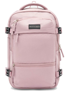 Plecak kabinowy z poszerzeniem Wittchen Free on Board 24 l - różowy