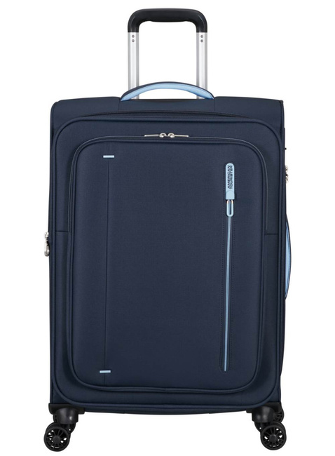 Walizka średnia American Tourister Cloudrider M Exp - sky navy