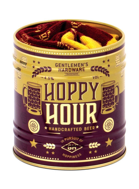 Skarpety męskie Gentlemen's Hardware Socks in a Can - beer
