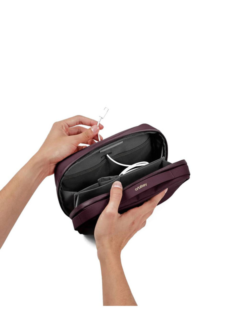 Organizery biurowe podróżne Orbitkey 2-in-1 Tech Pouch - plum