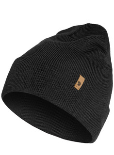Czapka wełniana Fjallraven Classic Knit Hat - black