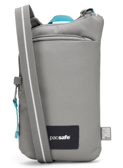 Saszetka antykradzieżowa na dokumenty Pacsafe Go Tech Crossbody - stone