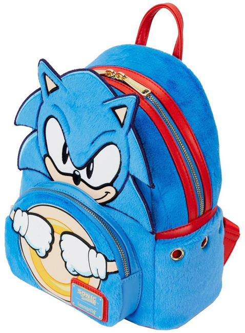Plecak dziecięcy Loungefly x Sega Mini Plush Backpack - Sonic The Hedgehog