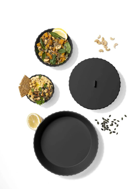 Miska okrągła mała Blim+ Hera S - carbon black