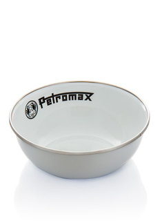 Dwie miski turystyczne Petromax Enamel Bowls 0,6 l - white