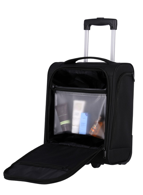 Walizka podręczna Travelite Cabin - black