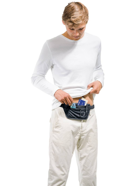 Saszetka na gotówkę Security Money Belt I - black