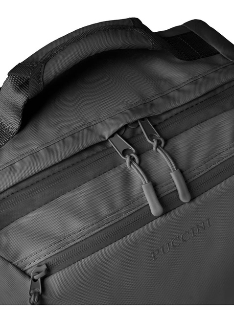 Plecak podróżny średni Puccini Jetzy - czarny