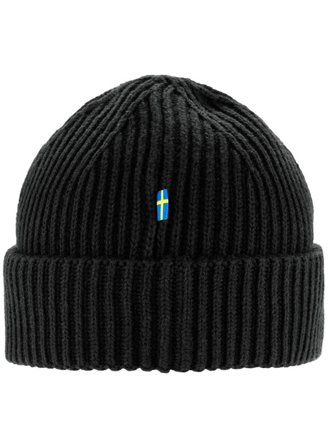 Czapka zimowa Fjallraven 1960 Lite Logo Hat - black