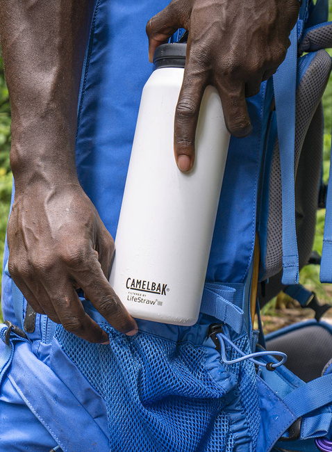 Butelka stalowa Camelbak Eddy+ 1 l z filtrem Lifestraw - navy