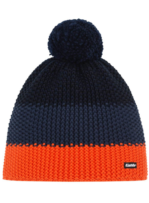 Czapka zimowa Eisbar Star Pompon - multicolored / dark blue / orange