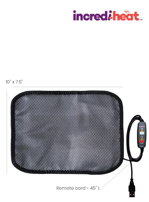 Poduszka grzewcza Cabeau Incredi-Heat USB Heating Pad - black